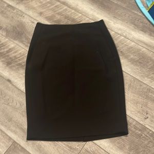 Black pencil skirt